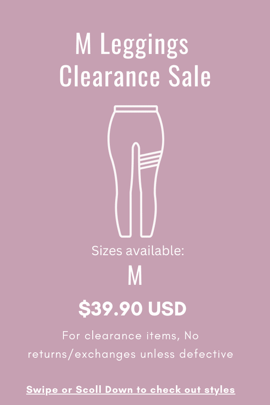 M Leggings Clearance Sale | Middle Size Activewear | Limited Stock - MYSILVERWIND
