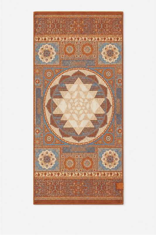 Mandora Double-Sided Spiritual Non-Slip Yoga Towel - MYSILVERWIND