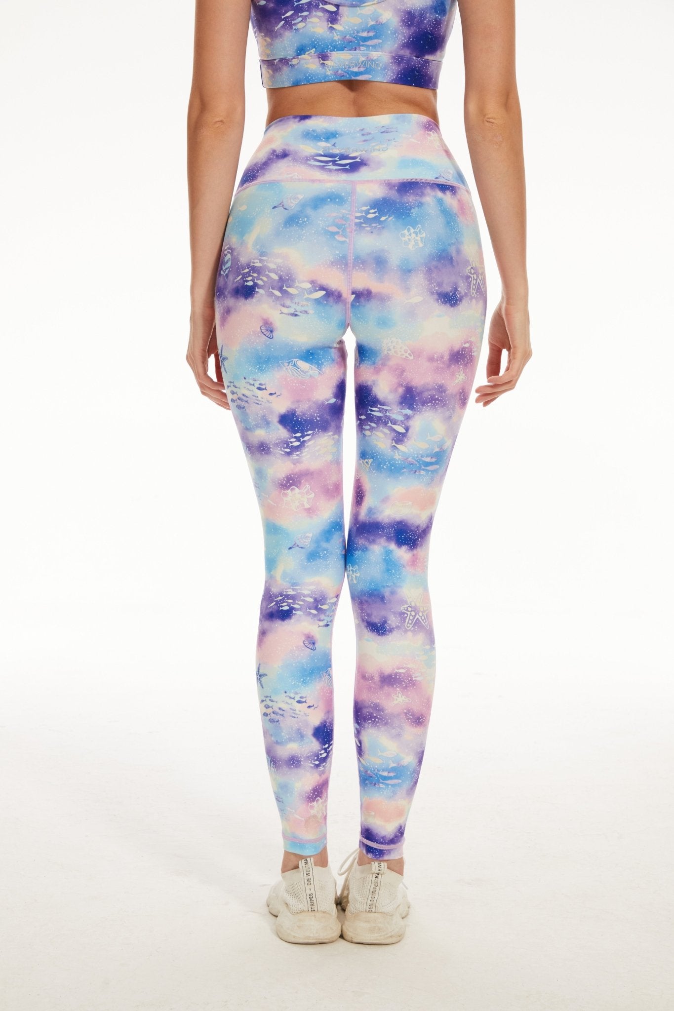 Marine Wonder High - waisted Leggings - MYSILVERWIND