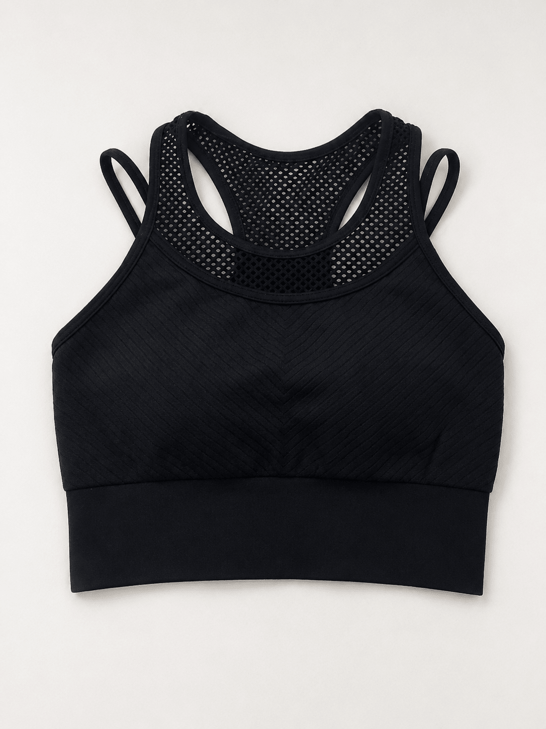 MeshMuse Breathable Seamless Padded Sports Bra - MYSILVERWIND