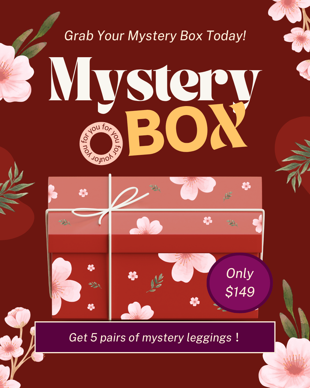 Mystery Box (5 Pairs of Leggings） - MYSILVERWIND
