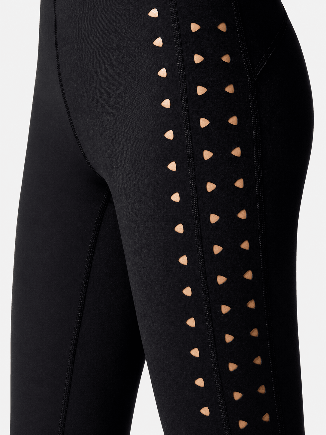 NightFlex Burnout Cutout Ankle-Length Leggings - MYSILVERWIND