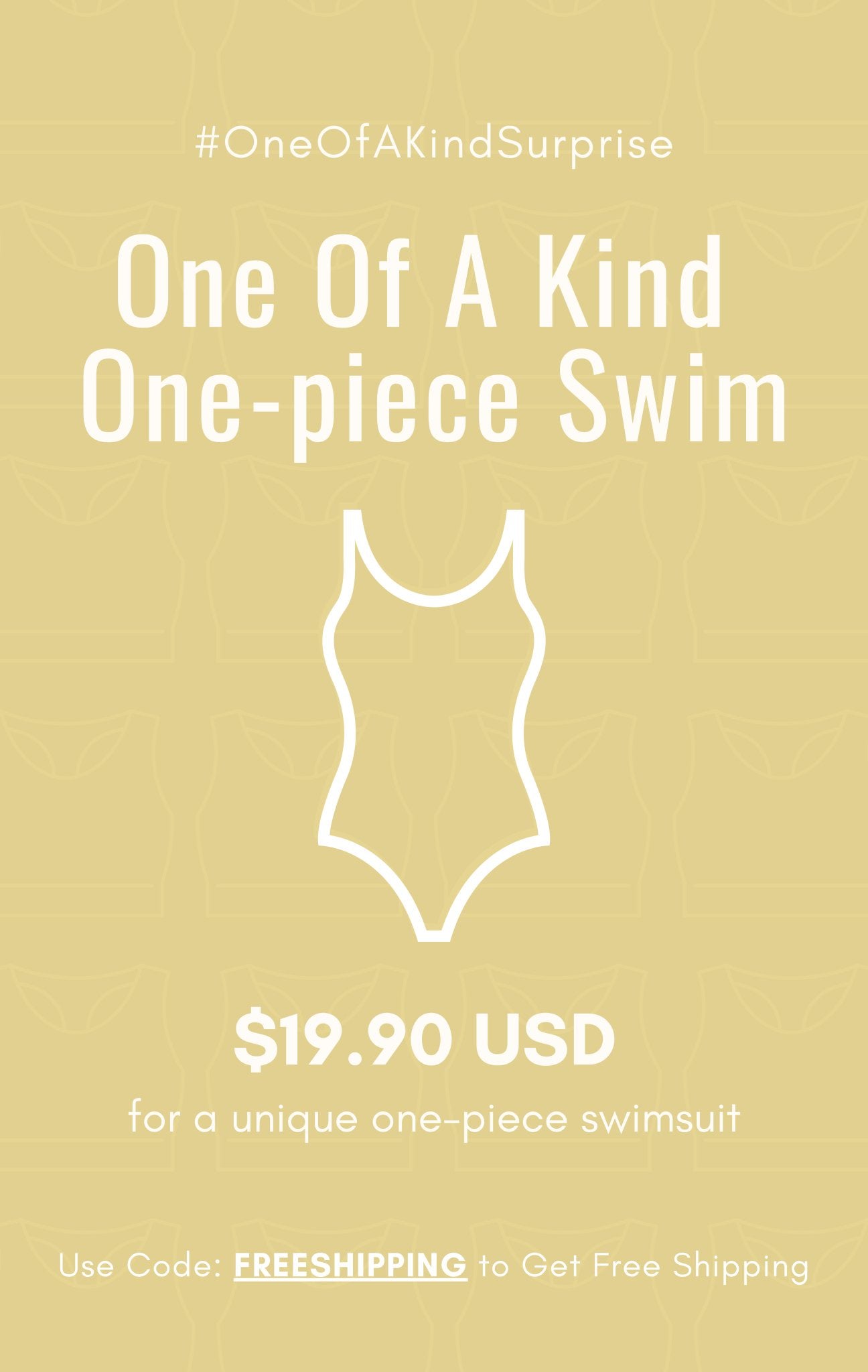 One Kind One Piece Swim