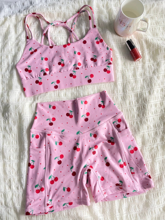 Pink cherry Limited Workout Set - MYSILVERWIND