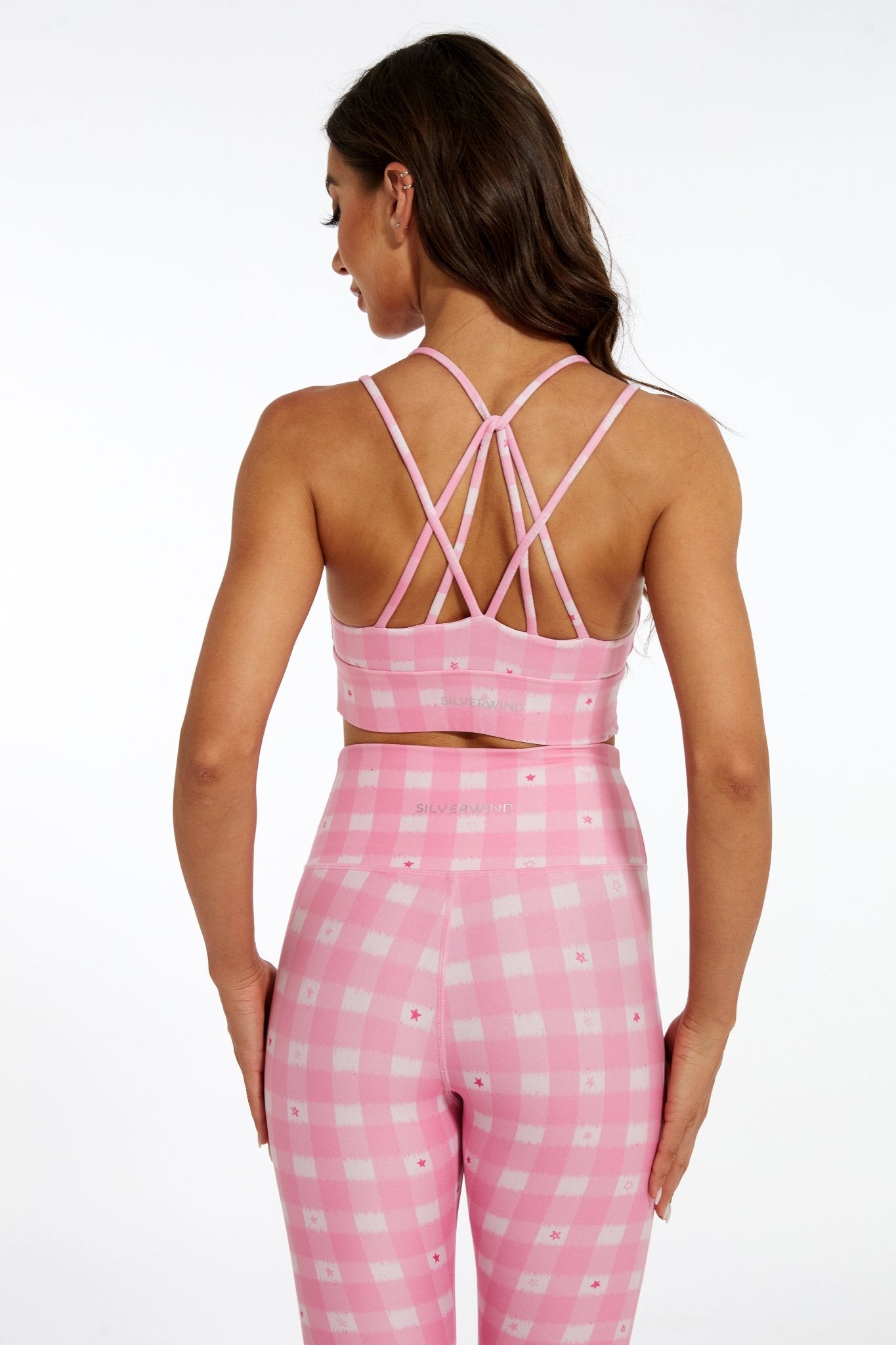Pink Stars Strappy Bra - MYSILVERWIND