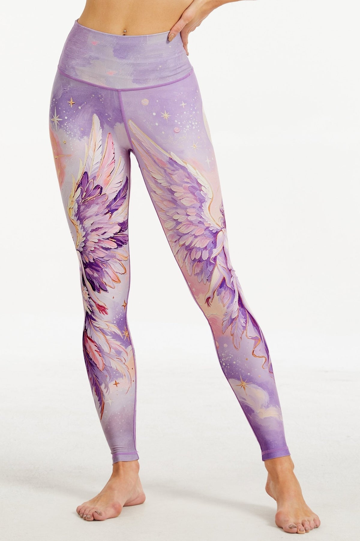 *Pre-Order* Angel High-waisted Leggings - MYSILVERWIND