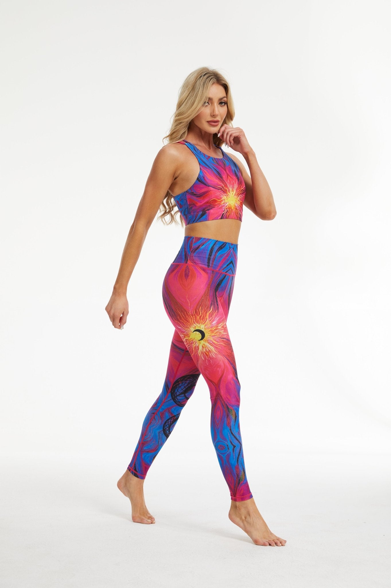 *Pre - Order* Aurora Fang High - waisted Leggings - MYSILVERWIND