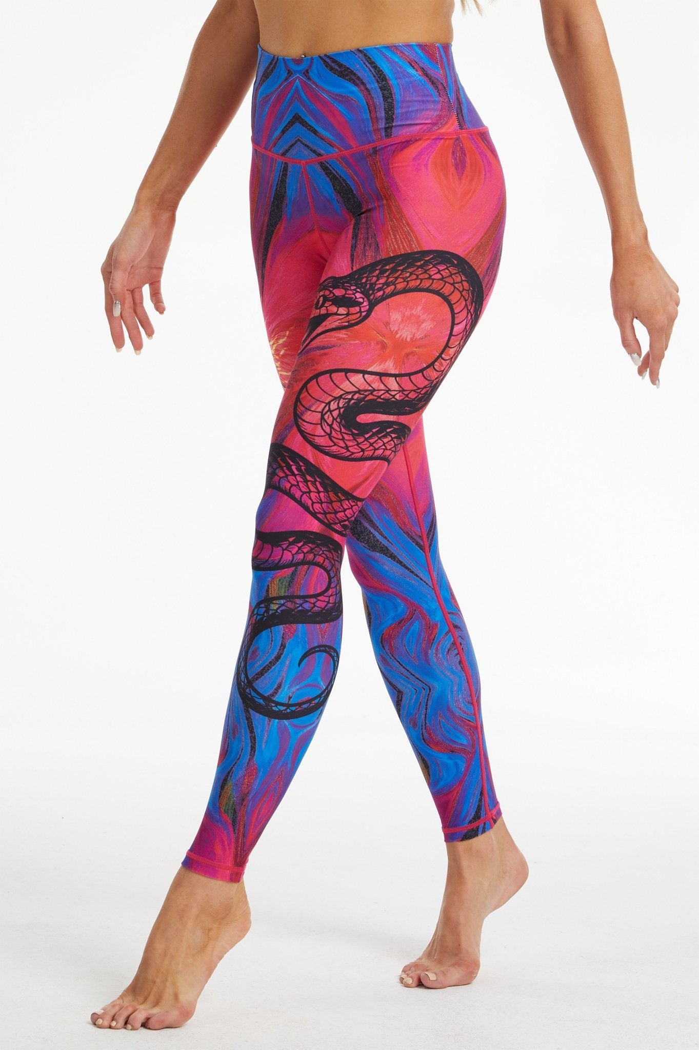 *Pre - Order* Aurora Fang High - waisted Leggings - MYSILVERWIND