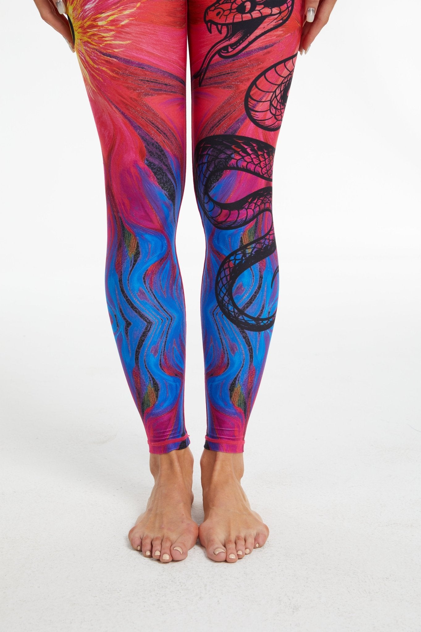 *Pre - Order* Aurora Fang High - waisted Leggings - MYSILVERWIND