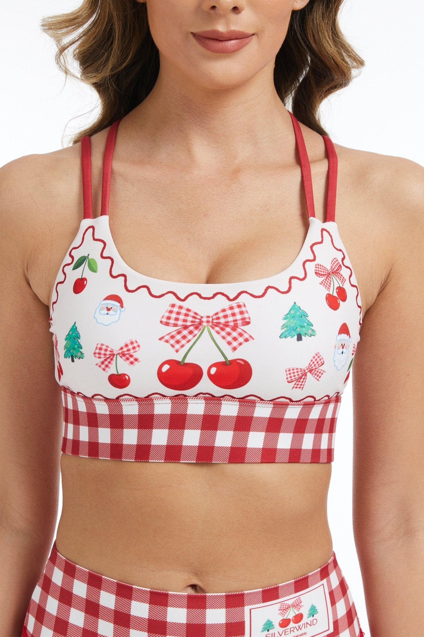 *Pre - Order* Berry Merry Strappy Sports Bra - MYSILVERWIND