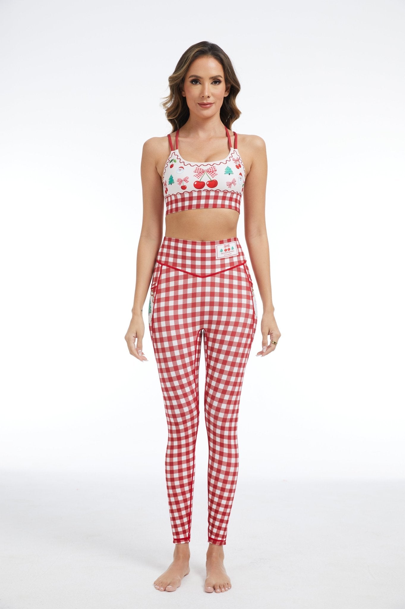 *Pre - Order* Berry Merry Strappy Sports Bra - MYSILVERWIND