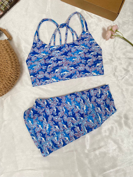 *Pre - Order* Blue Shark Limited Workout Set - MYSILVERWIND