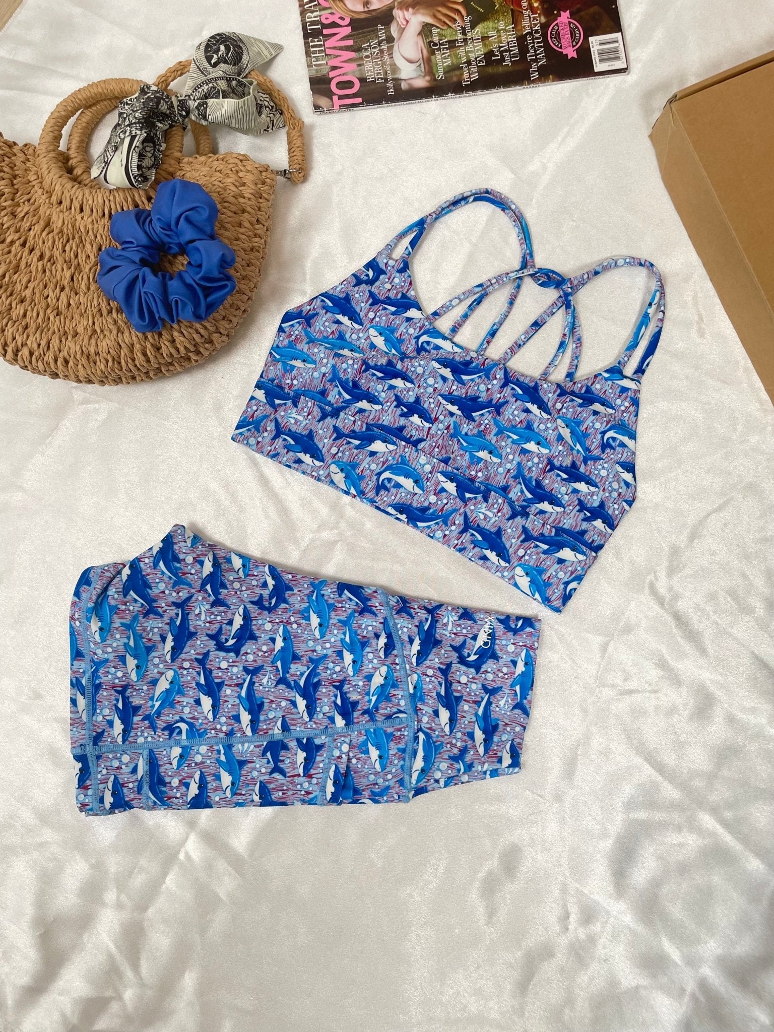 *Pre - Order* Blue Shark Limited Workout Set - MYSILVERWIND