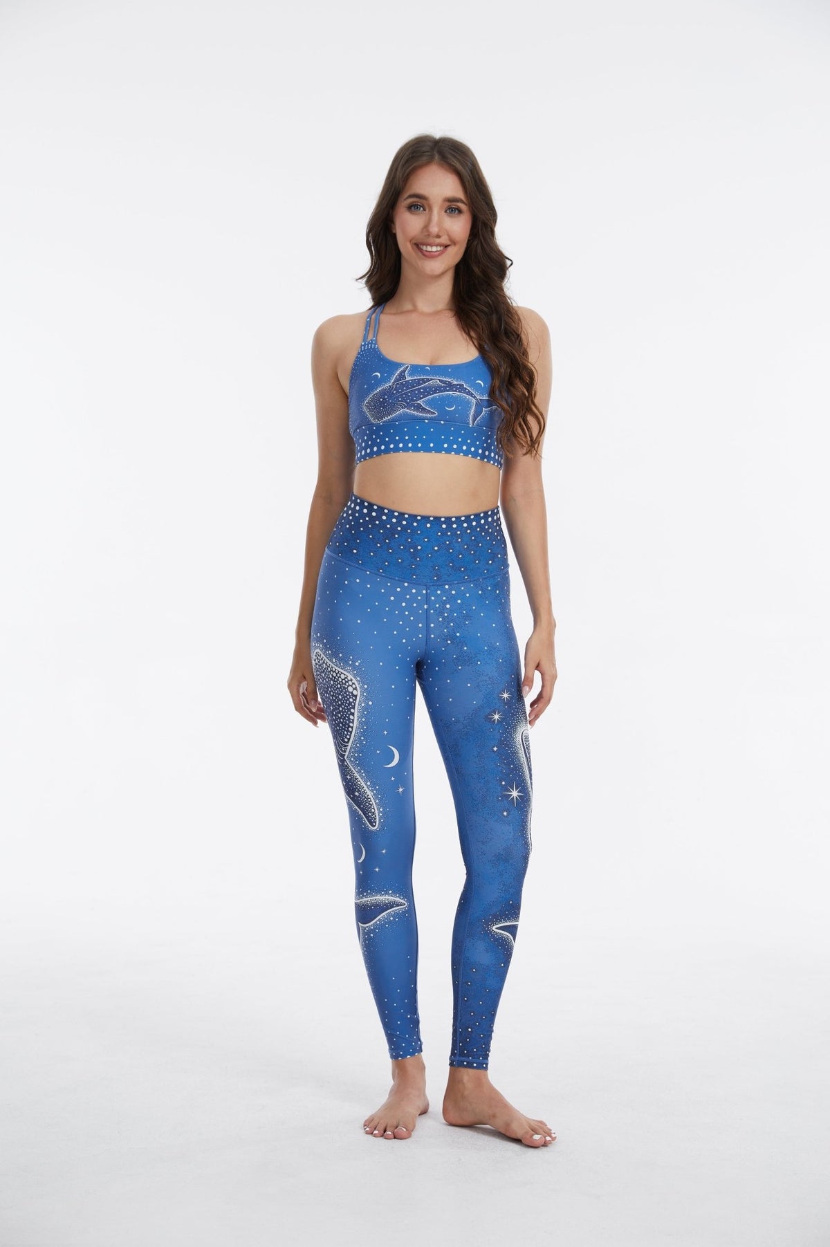 *Pre-Order* Blue Whale Strappy Sports Bra - MYSILVERWIND