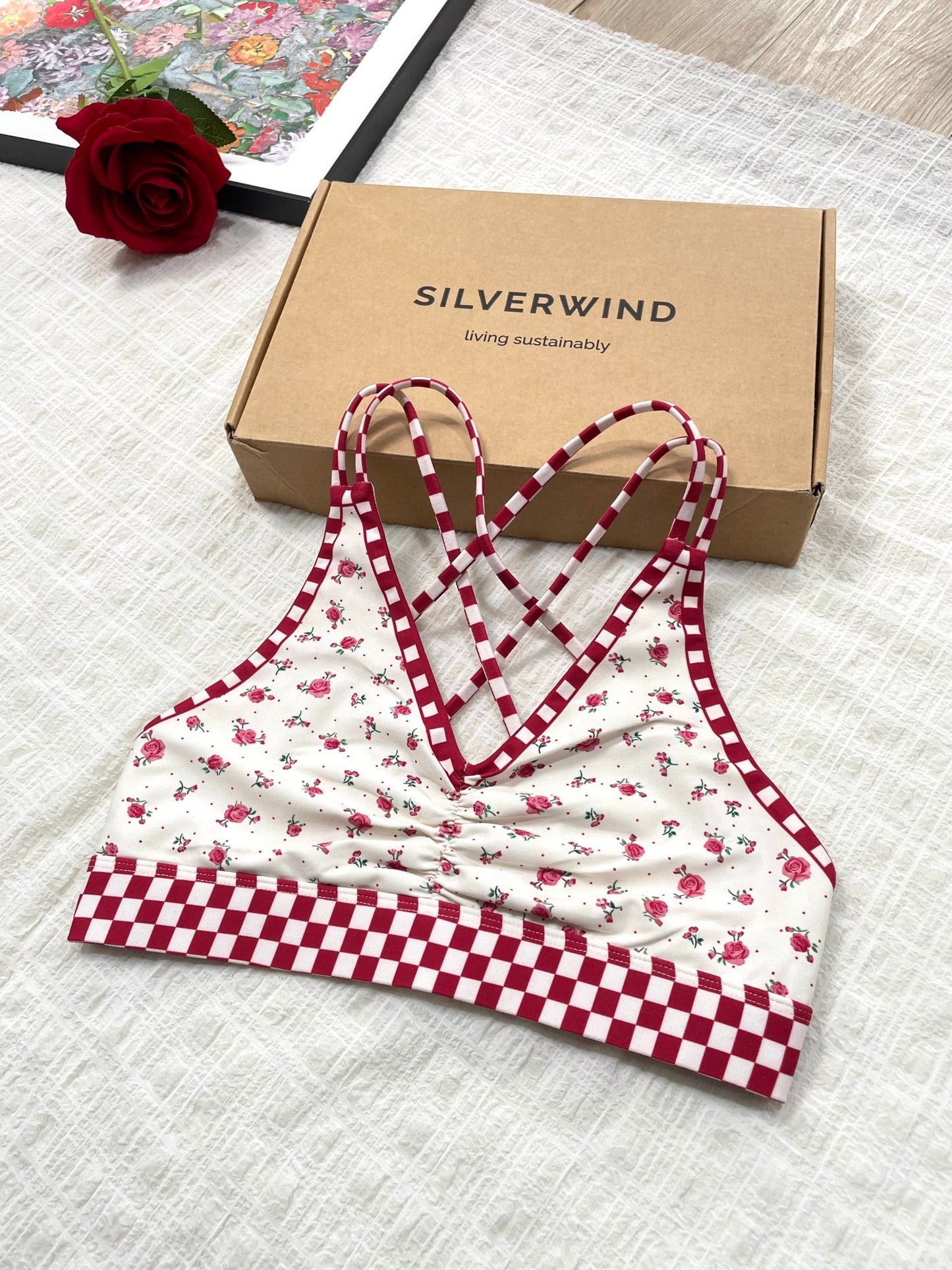 *Pre - Order* Checker Rose Limited Workout Set - MYSILVERWIND