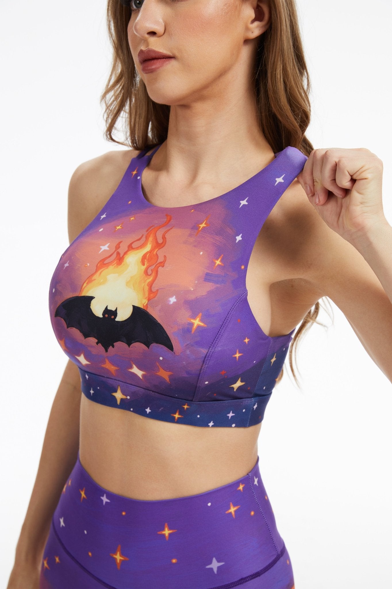 *Pre - Order* Darkfire Wings Criss Cross Tank Top Bra - MYSILVERWIND
