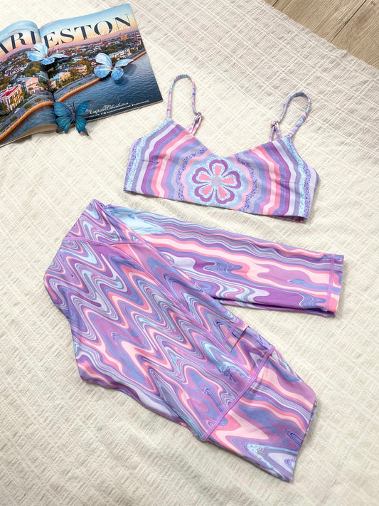 *Pre - Order* Dopamine Floral Limited Workout Set - MYSILVERWIND