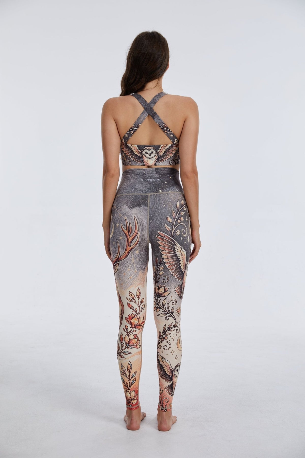 *Pre-Order* Eagle & Stag Cross Back Sports Bra - MYSILVERWIND