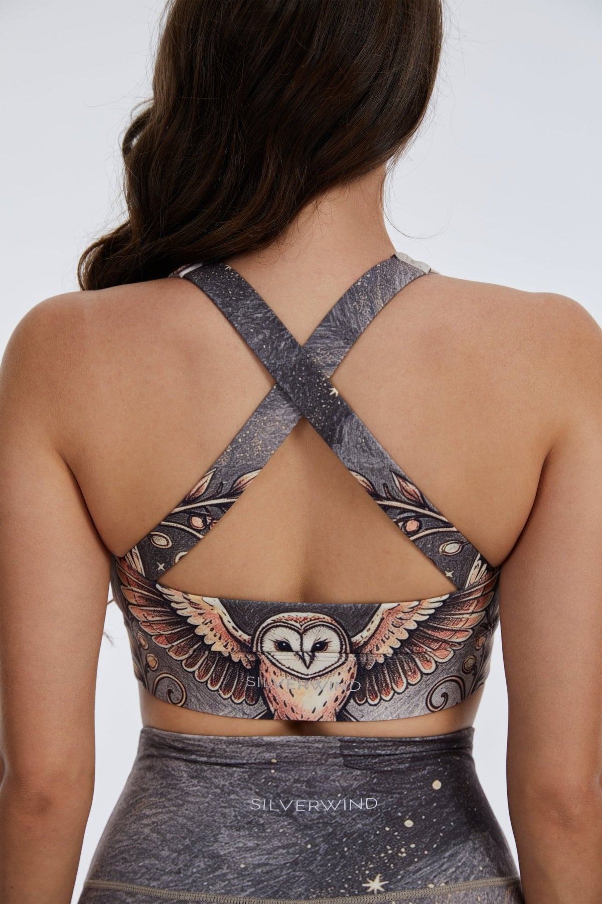 *Pre-Order* Eagle & Stag Cross Back Sports Bra - MYSILVERWIND