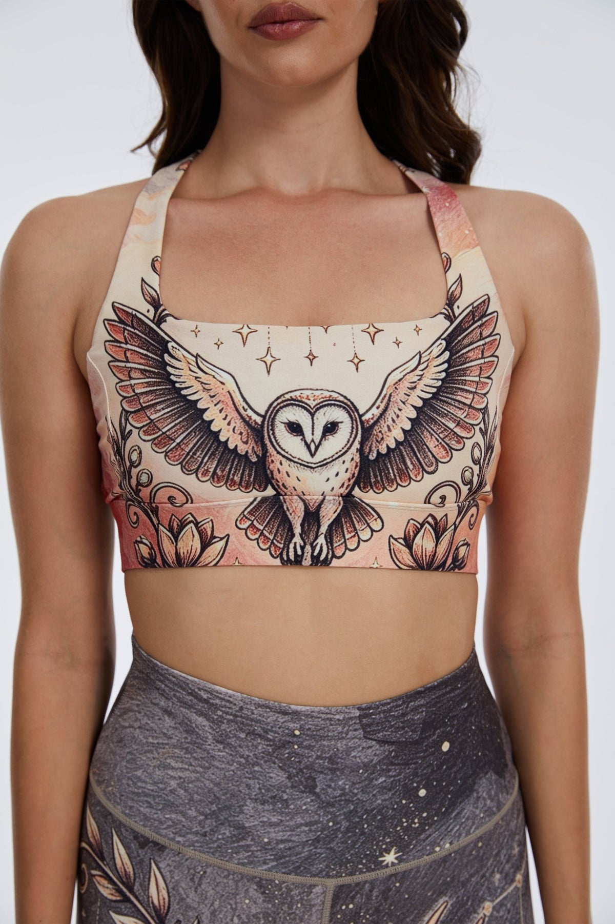 *Pre-Order* Eagle & Stag Cross Back Sports Bra - MYSILVERWIND