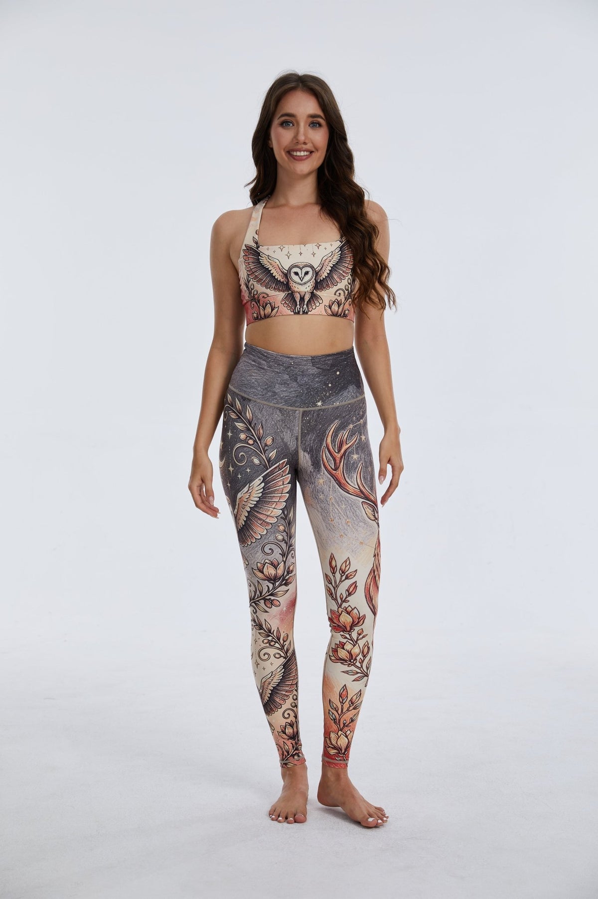 *Pre-Order* Eagle & Stag Cross Back Sports Bra - MYSILVERWIND