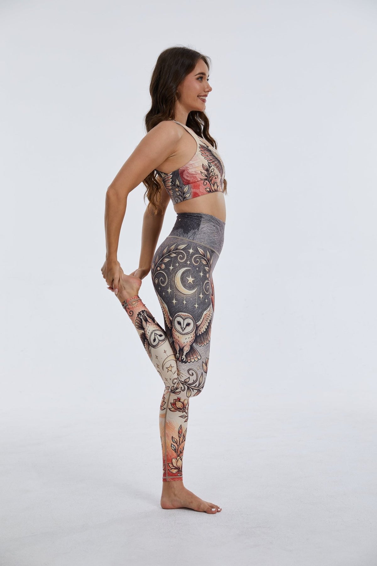 *Pre-Order* Eagle & Stag High-waisted Leggings - MYSILVERWIND