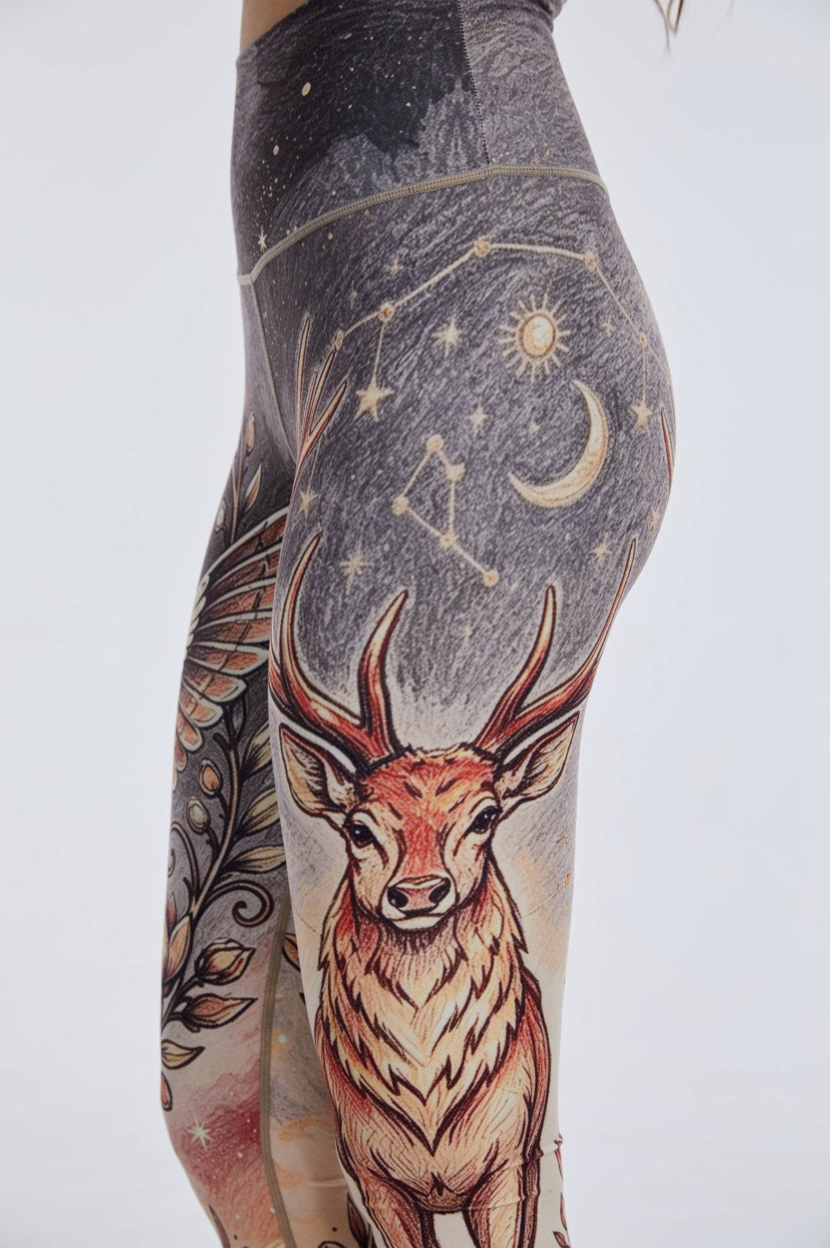*Pre-Order* Eagle & Stag High-waisted Leggings - MYSILVERWIND