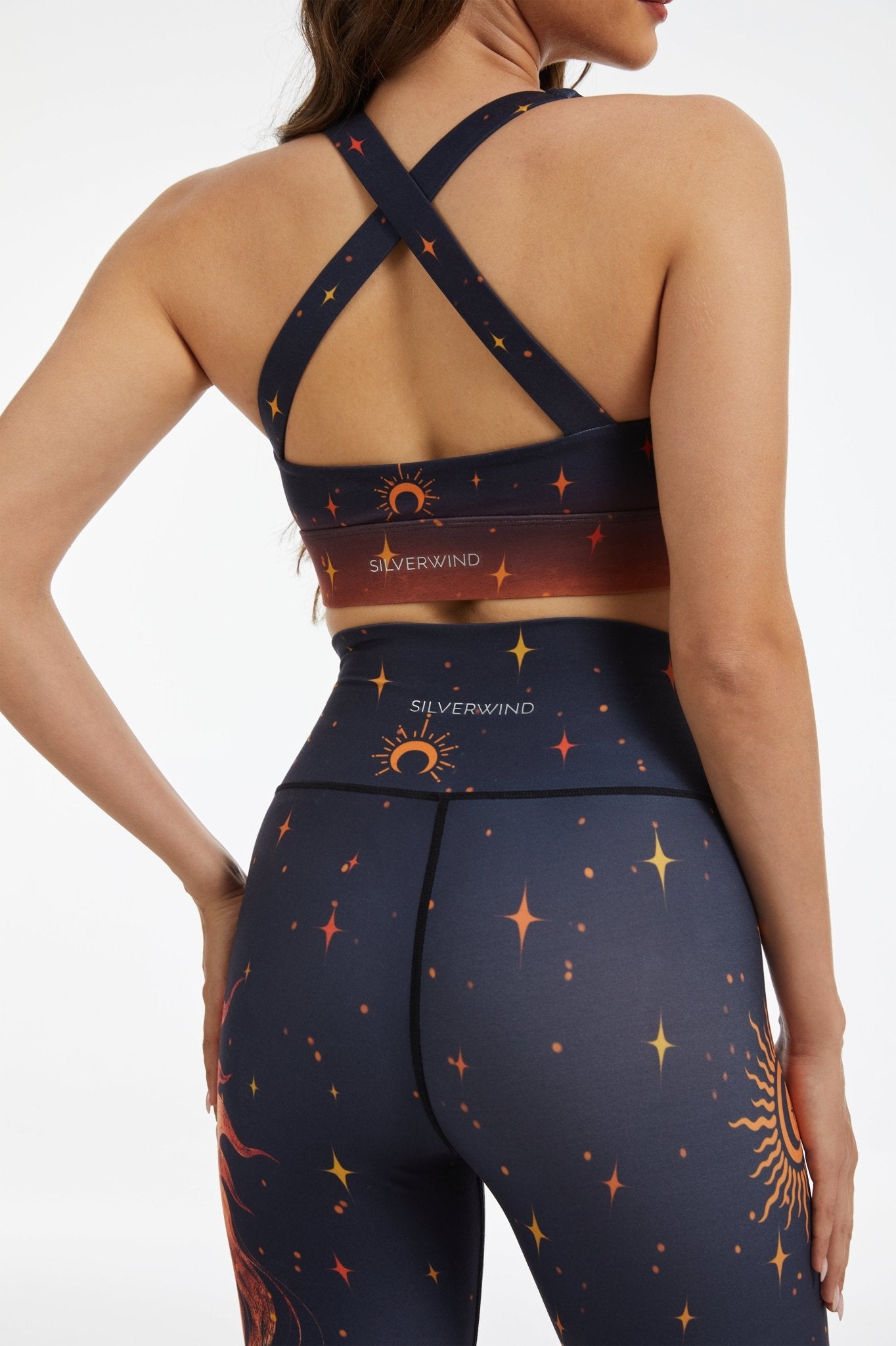 *Pre - Order* Ember Cosmos Cross Back Sports Bra - MYSILVERWIND