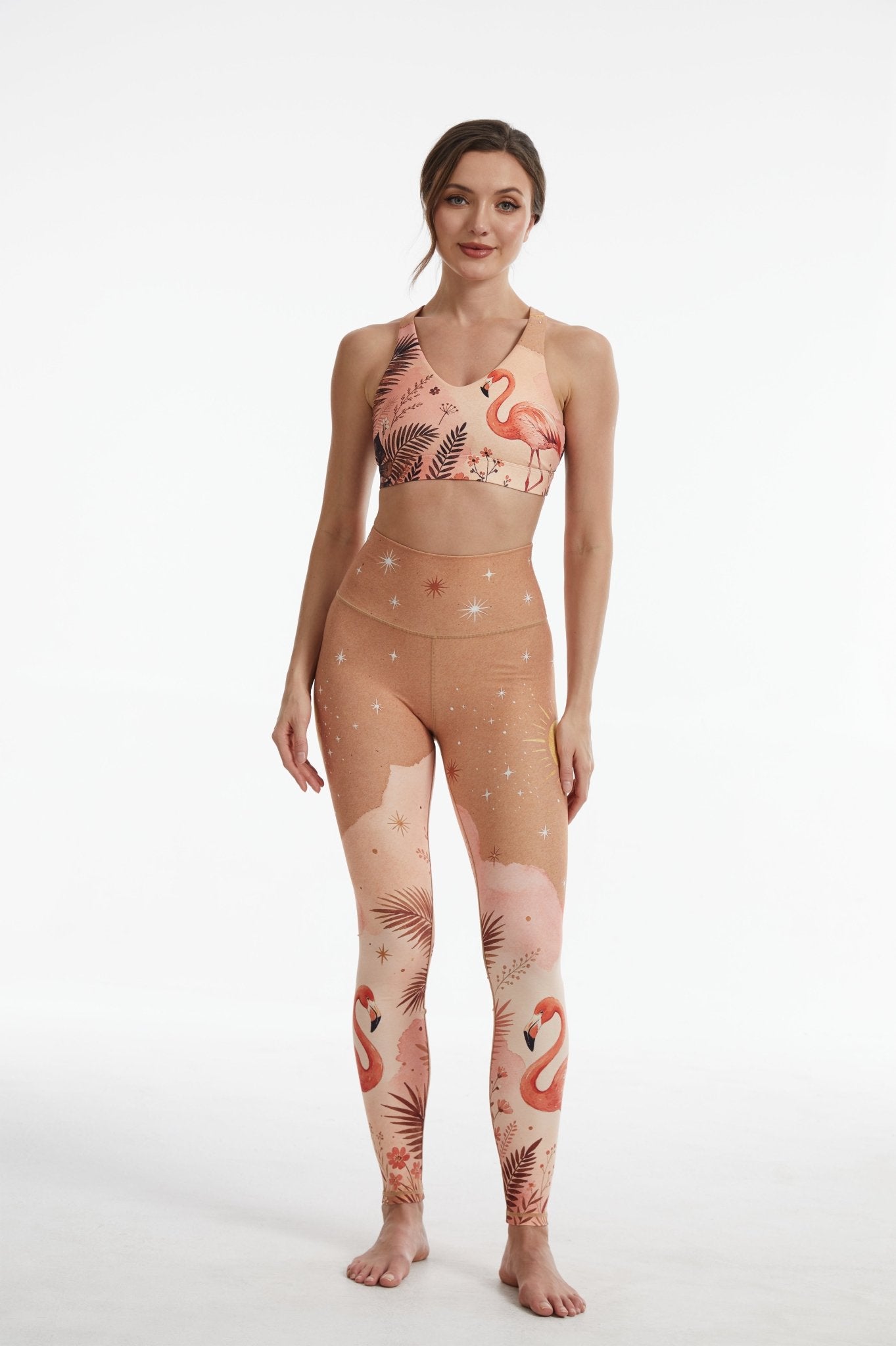 *Pre-Order* Flamingo High-waisted Leggings - MYSILVERWIND