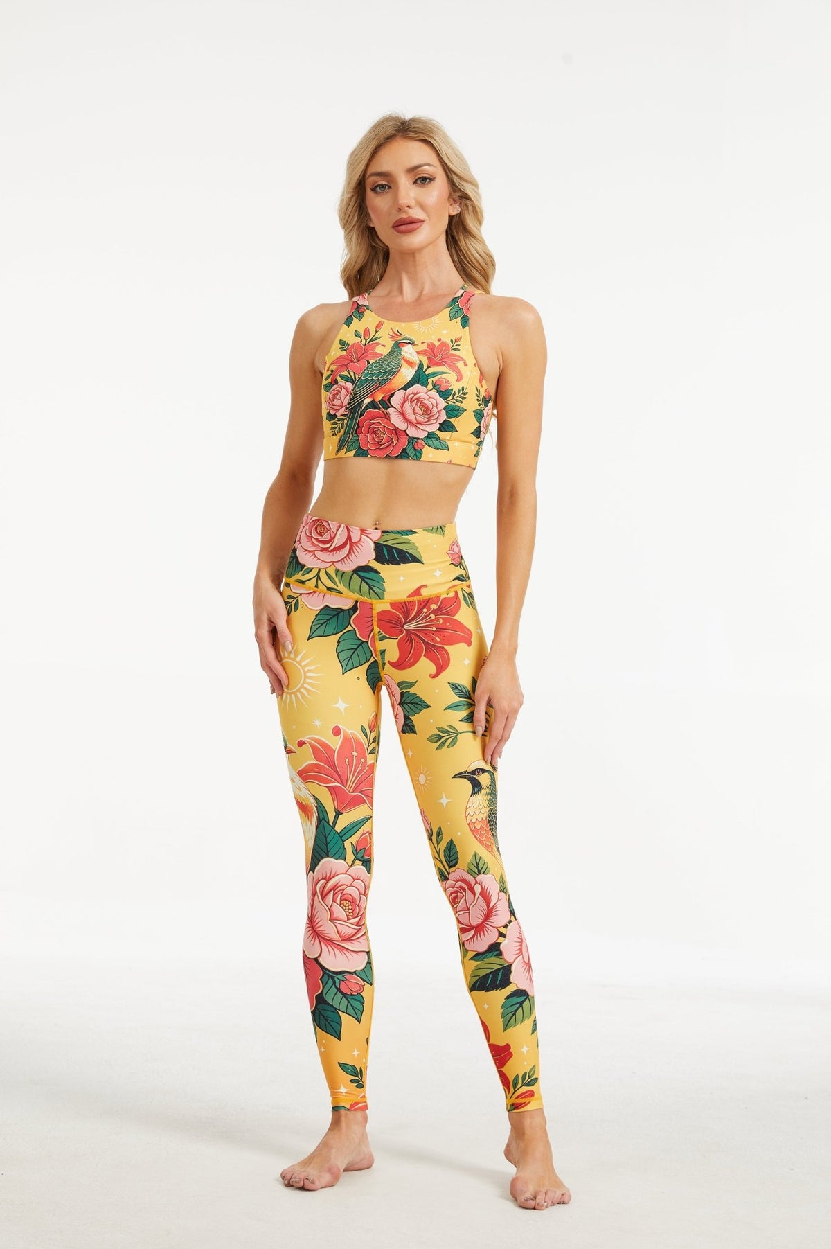 *Pre-Order* Golden Pheasant Criss Cross Tank Top Bra - MYSILVERWIND