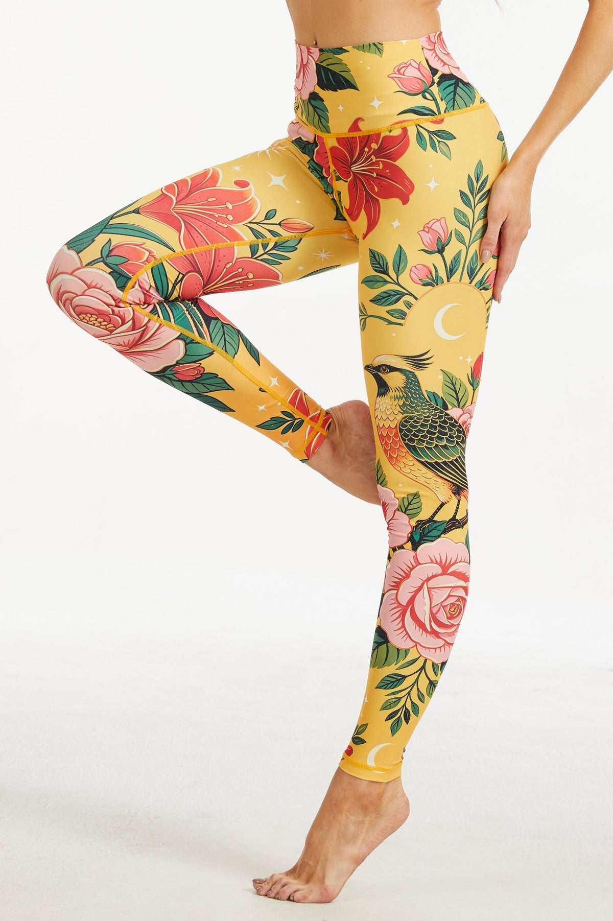 *Pre-Order* Golden Pheasant High-waisted Leggings - MYSILVERWIND