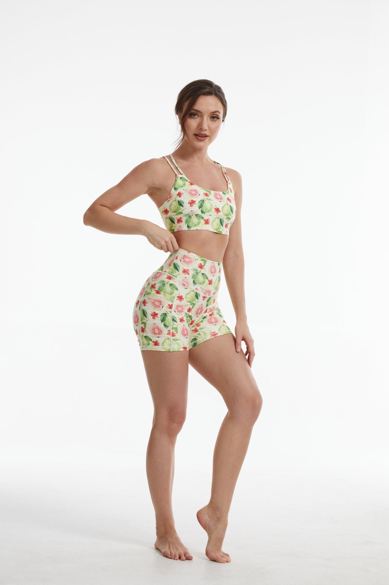 *Pre-Order* Guava High-waisted Shorts With Pockets - MYSILVERWIND