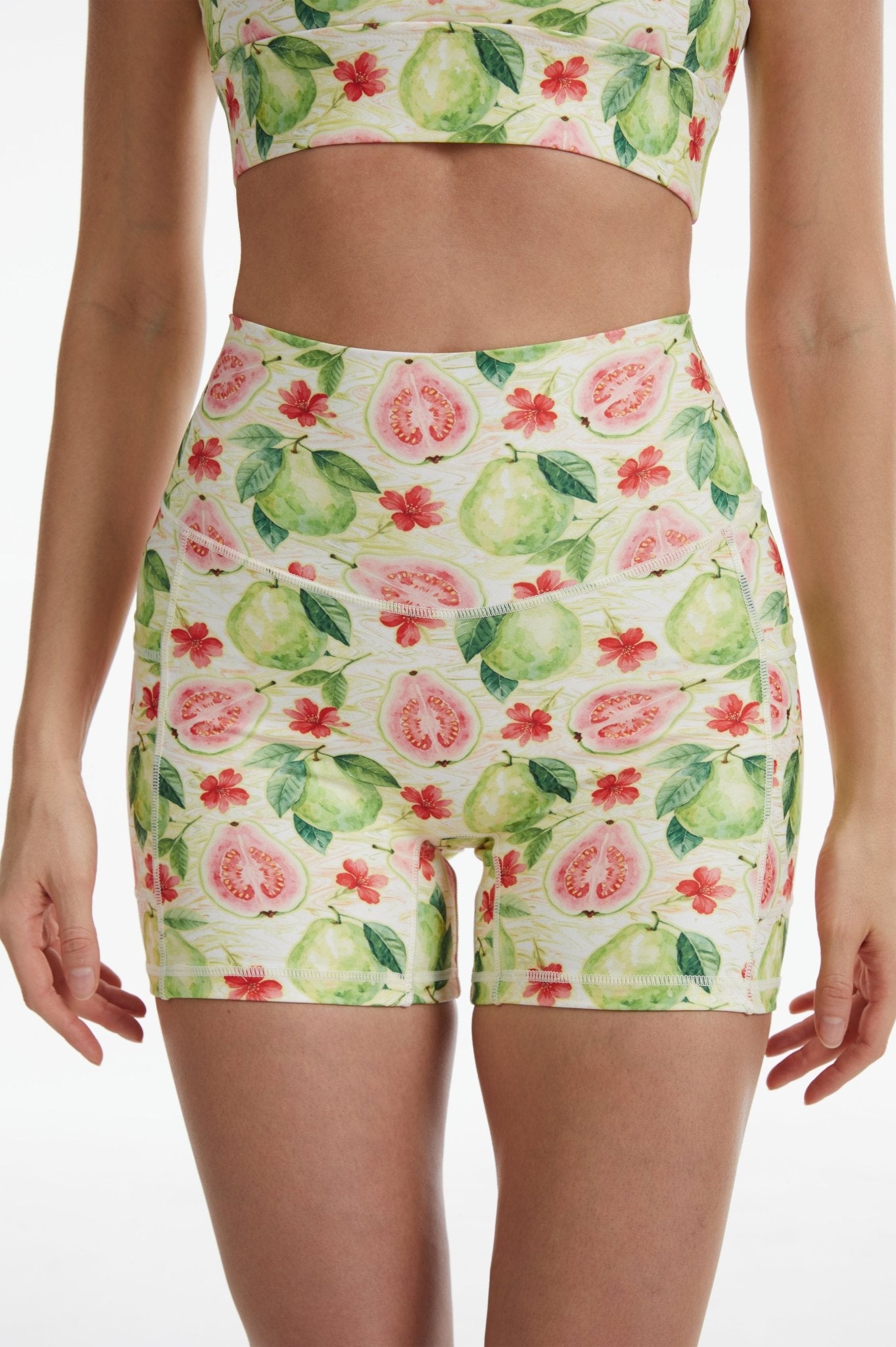 *Pre-Order* Guava High-waisted Shorts With Pockets - MYSILVERWIND