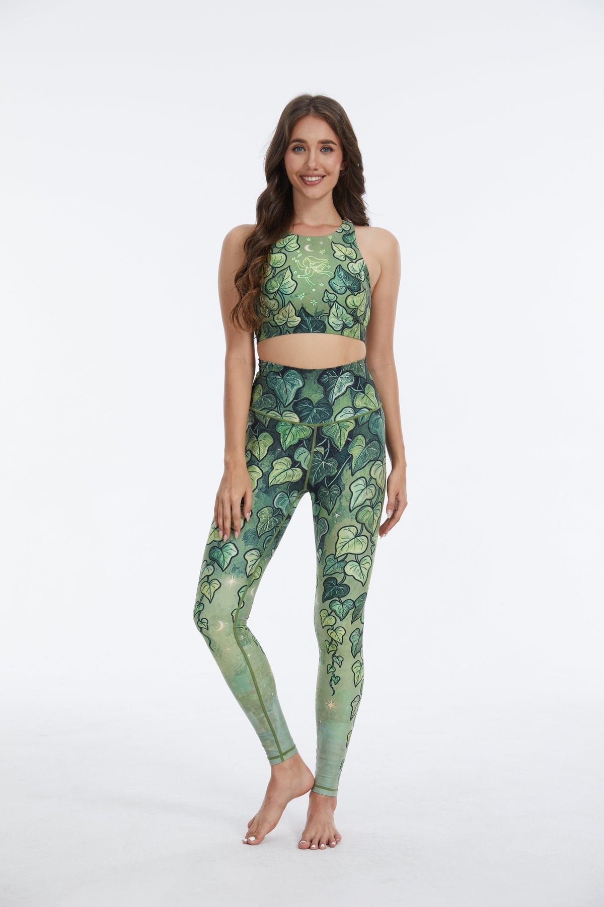 *Pre-Order* Heartleaf Forest Criss Cross Tank Top Bra - MYSILVERWIND