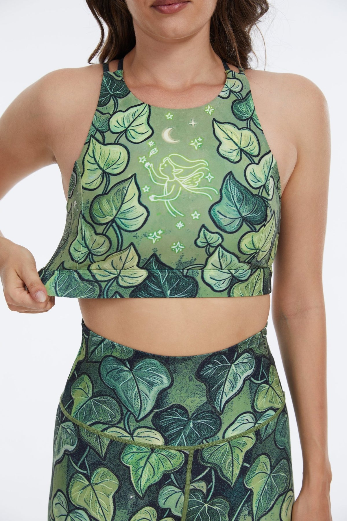 *Pre-Order* Heartleaf Forest Criss Cross Tank Top Bra - MYSILVERWIND