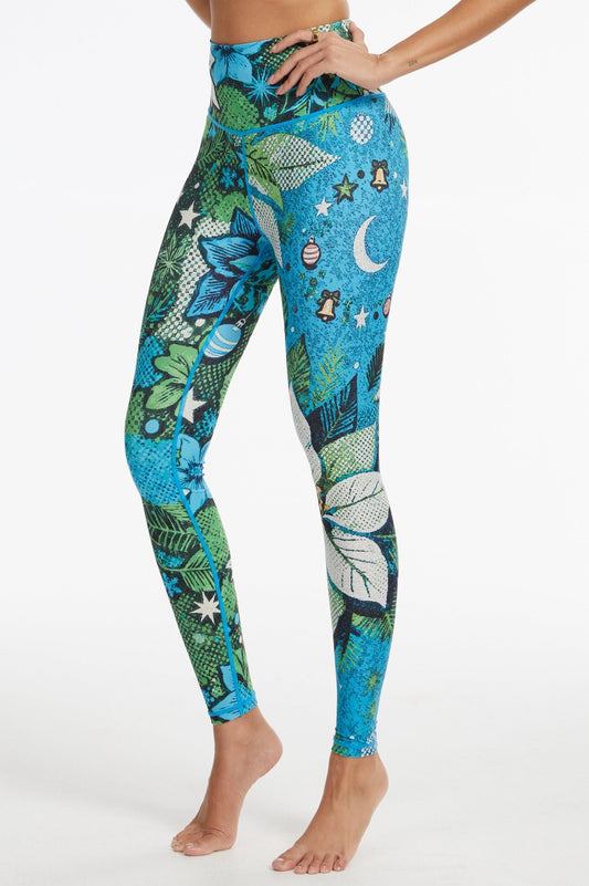 *Pre - Order* Holiday Flora High - waisted Leggings - MYSILVERWIND