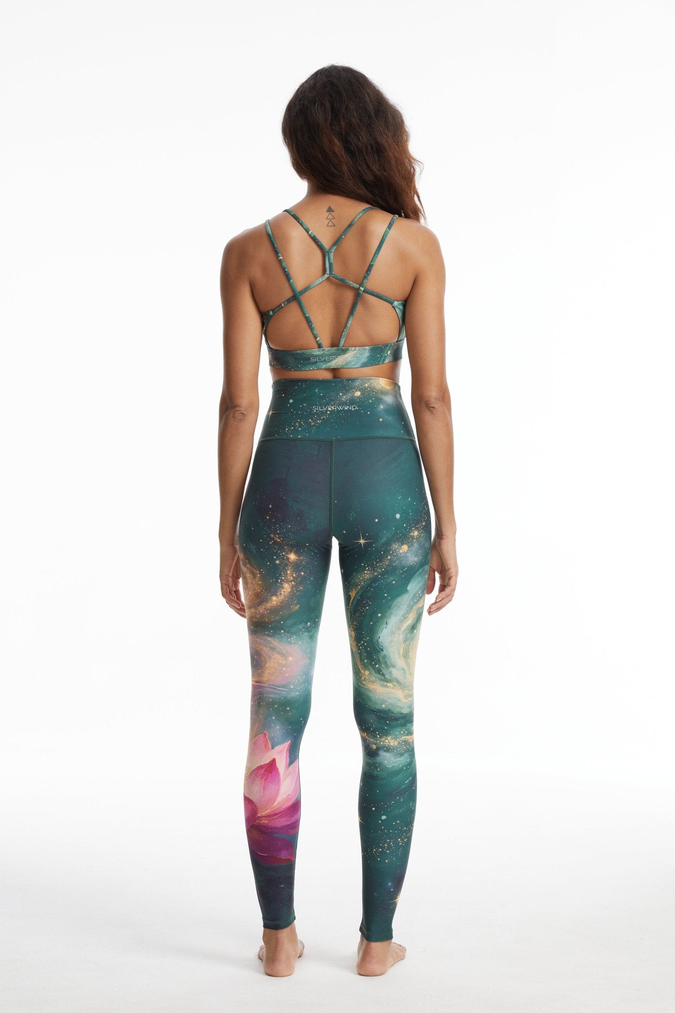 *Pre-Order* Lotus Stardust High-waisted Leggings - MYSILVERWIND