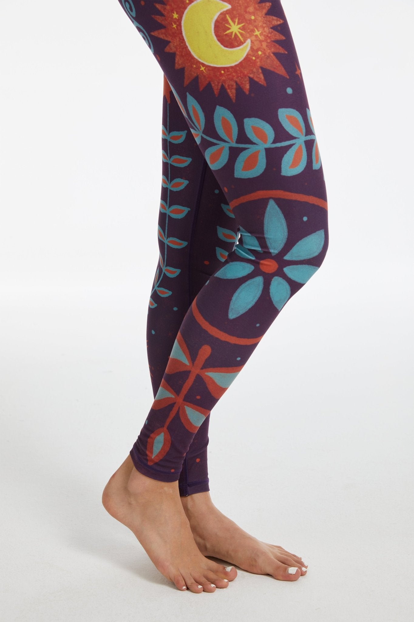 *Pre - Order* Lunar Flora High - waisted Leggings - MYSILVERWIND