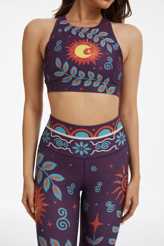 *Pre - Order* Lunar Flora Tank Top Bra - MYSILVERWIND