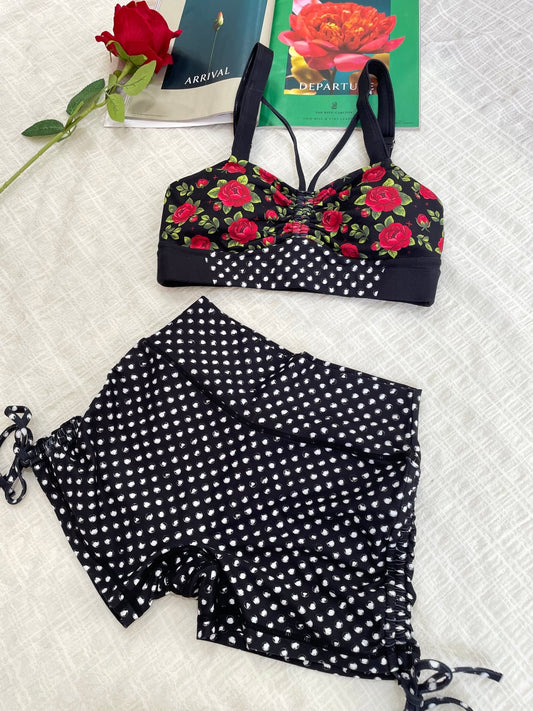 *Pre - Order* Midnight Rose Limited Workout Set - MYSILVERWIND