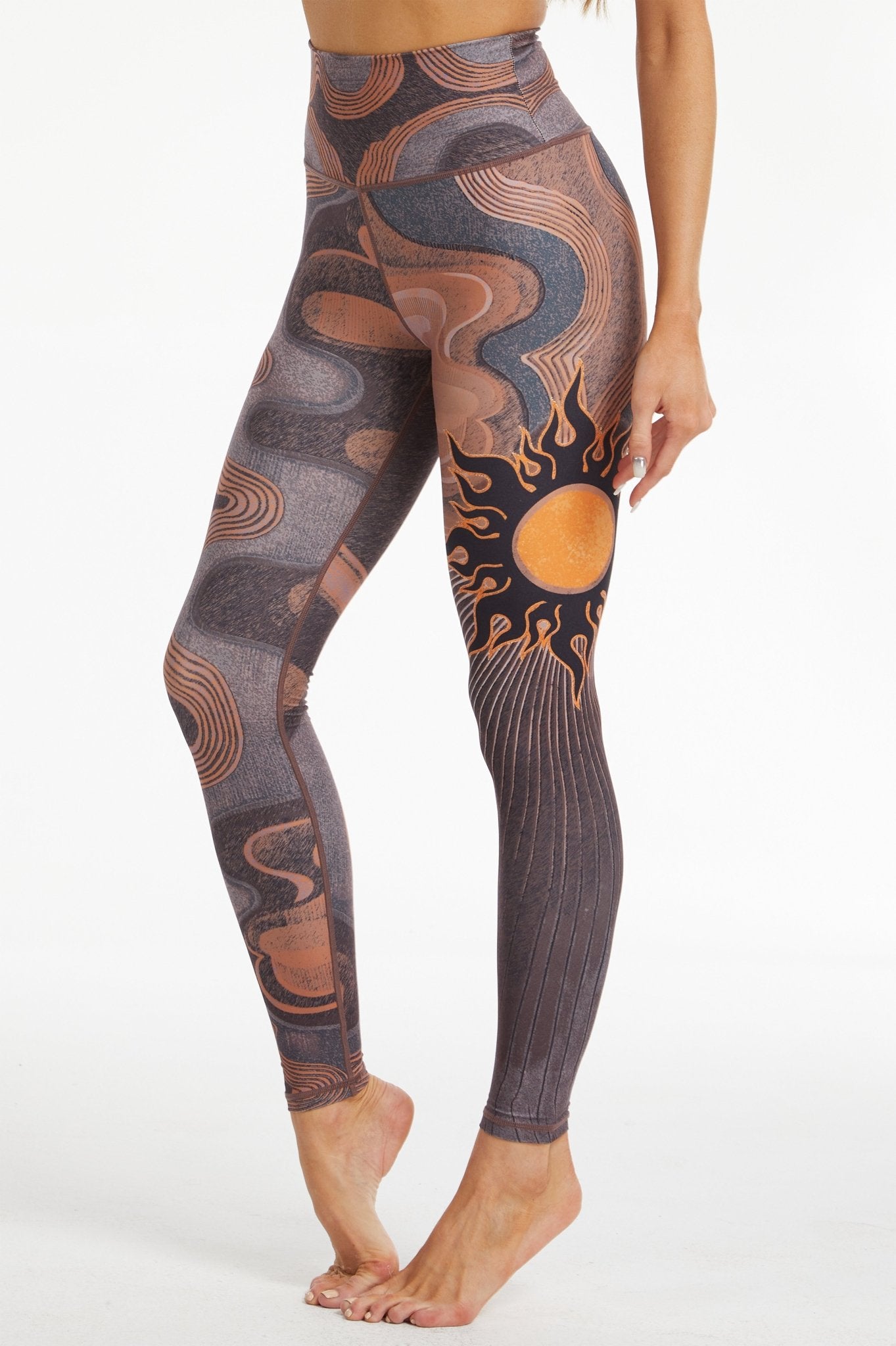 *Pre - Order* Molten High - waisted Leggings - MYSILVERWIND