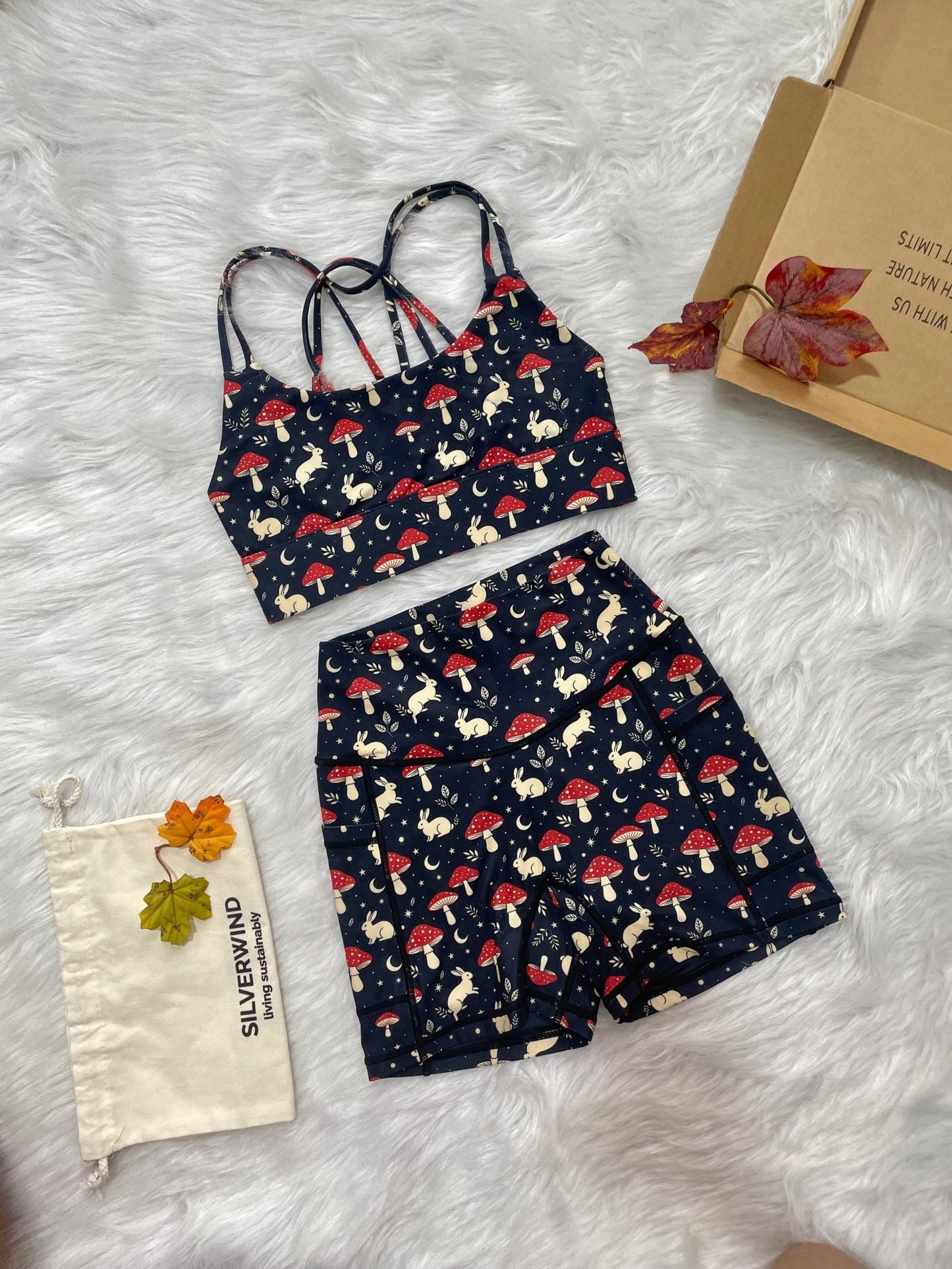 *Pre-Order* Mushroom Bunnies Limited Workout Set - MYSILVERWIND