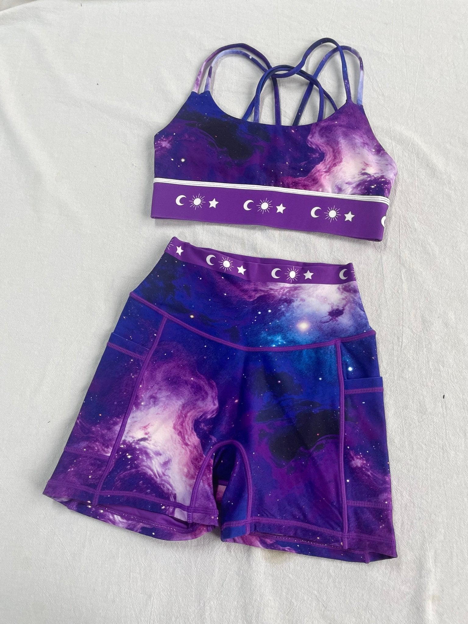 *Pre - Order* Purple Galaxy Limited Workout Set - MYSILVERWIND