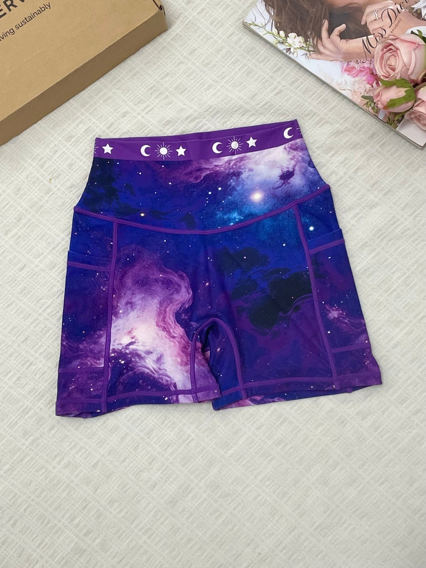 *Pre - Order* Purple Galaxy Limited Workout Set - MYSILVERWIND