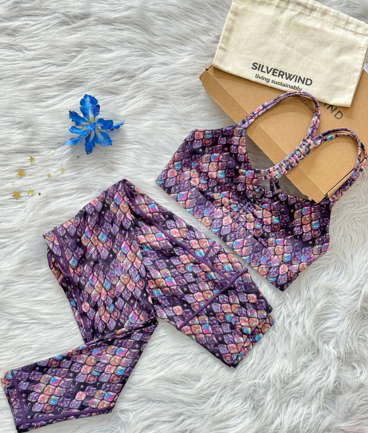 *Pre-Order* Purple Opal Gemstones Limited Workout Set - MYSILVERWIND