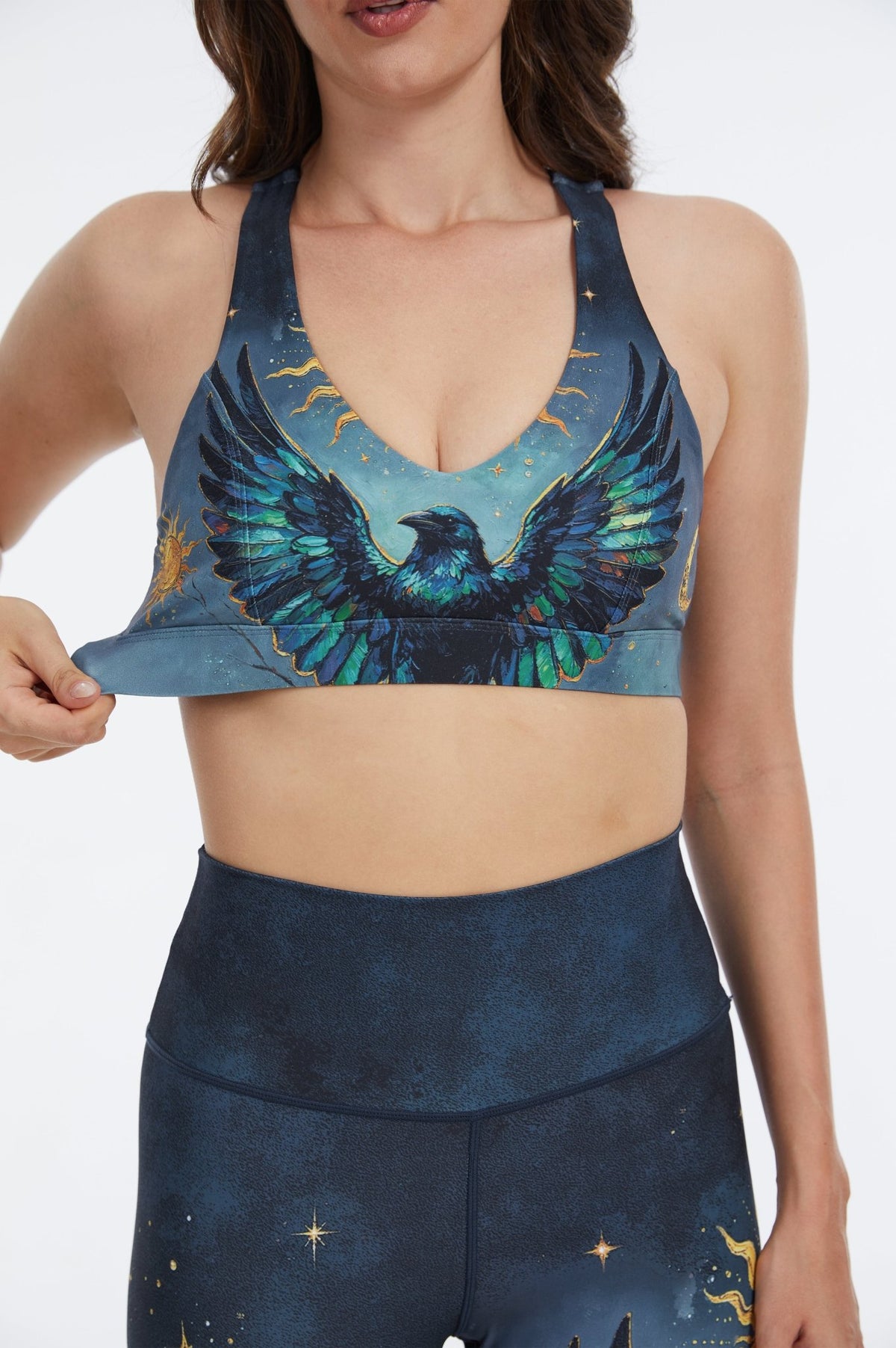 *Pre-Order* Raven Racerback Sports Bra - MYSILVERWIND