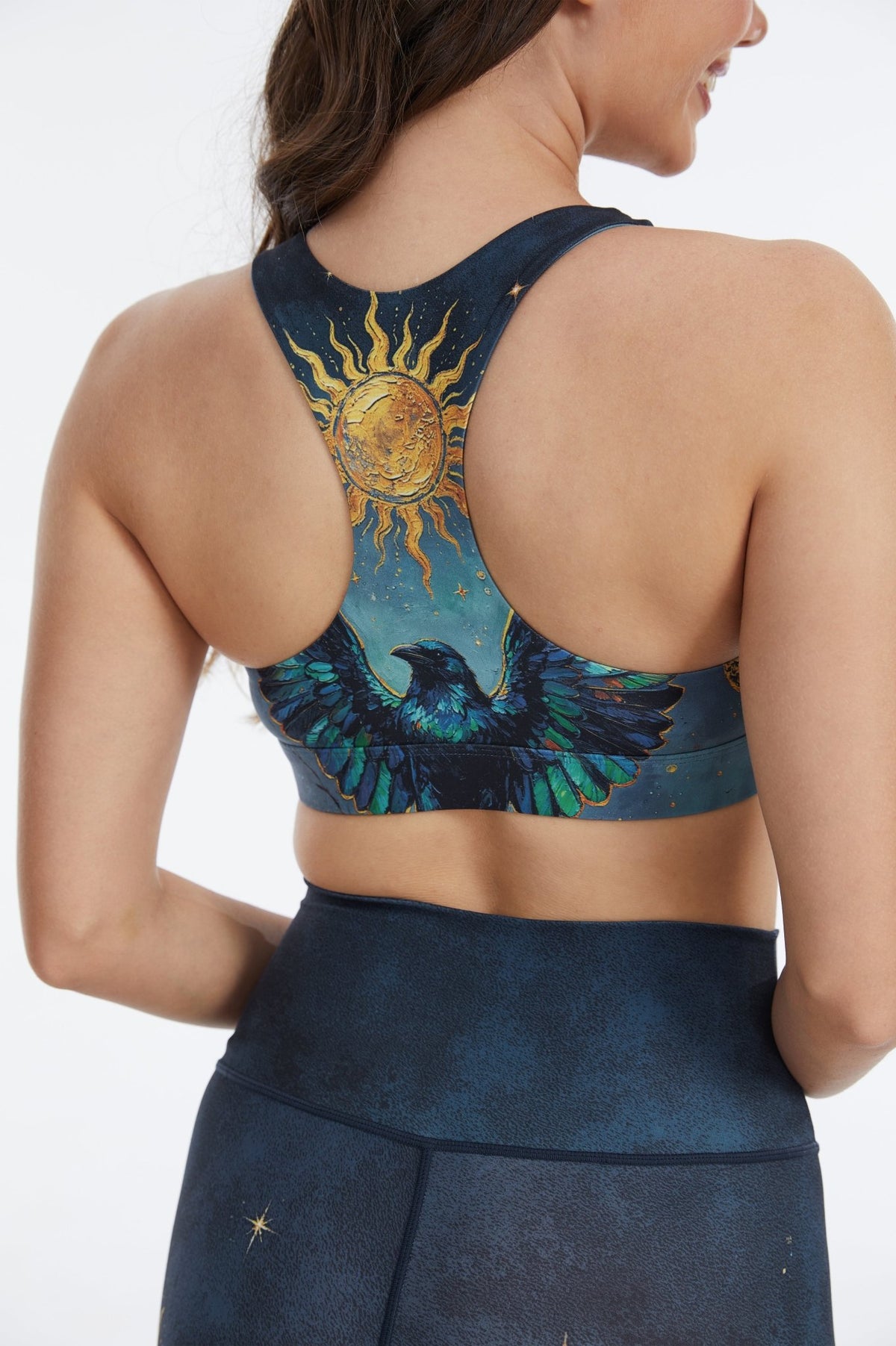 *Pre-Order* Raven Racerback Sports Bra - MYSILVERWIND