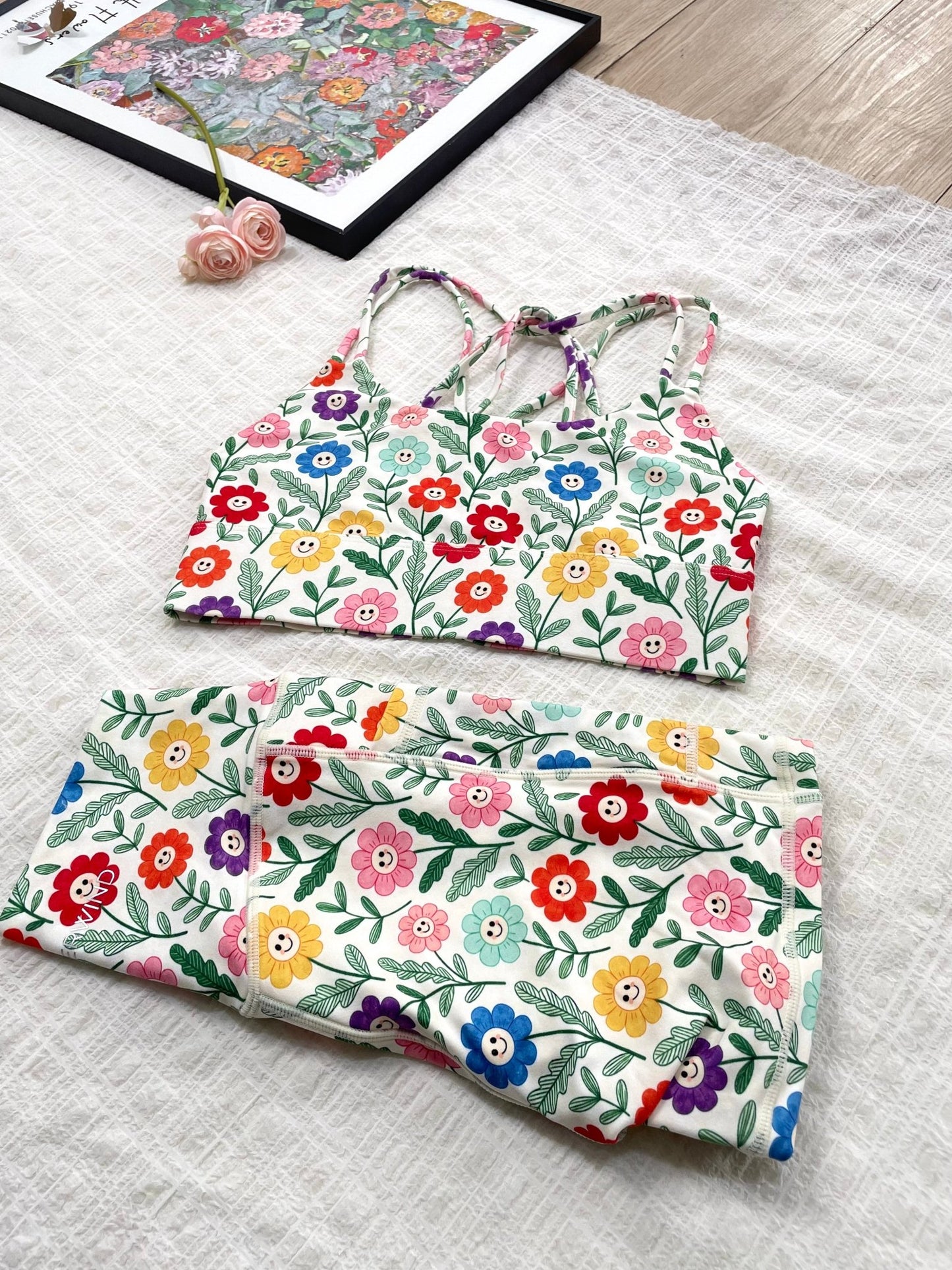*Pre - Order* Smiling Blossom Limited Workout Set - MYSILVERWIND