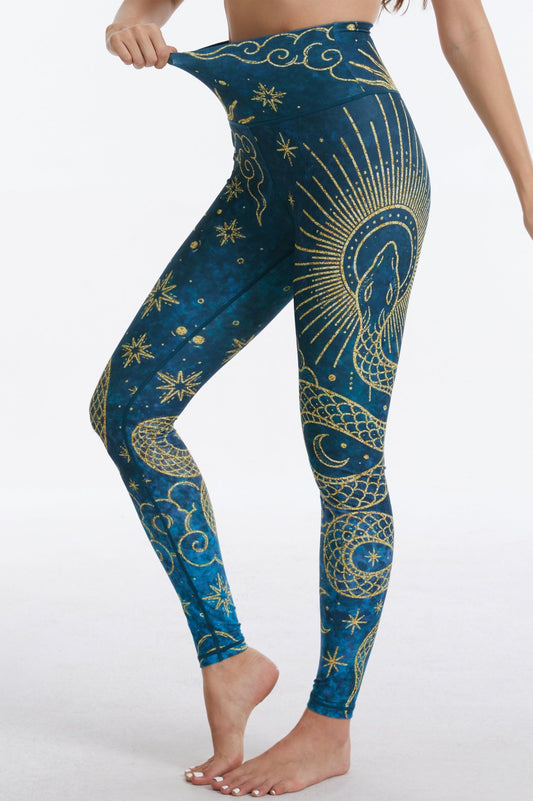*Pre-Order* Spirit Snake High-waisted Leggings - MYSILVERWIND