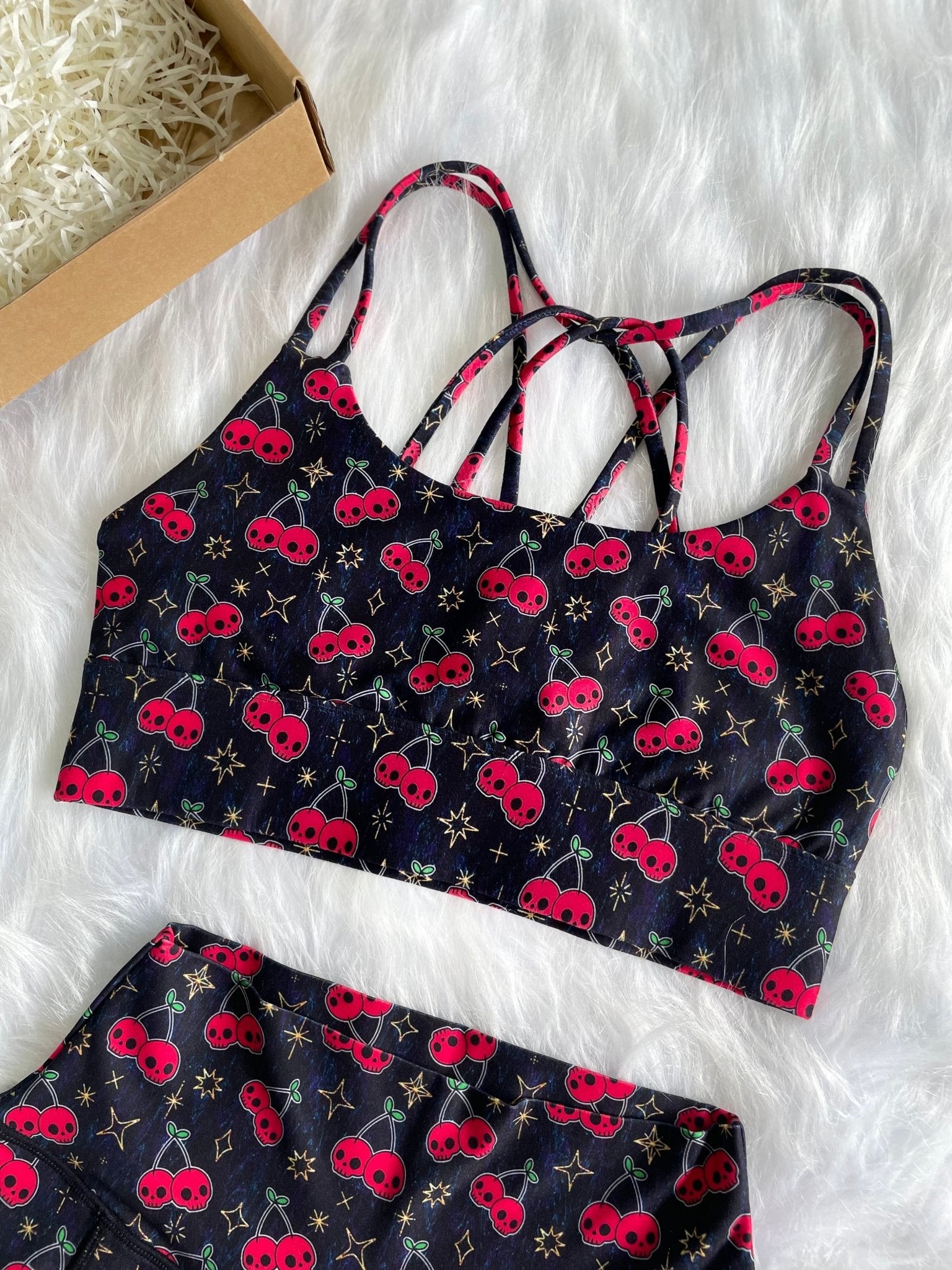 *Pre - Order* Spooky Cherry Limited Workout Set - MYSILVERWIND